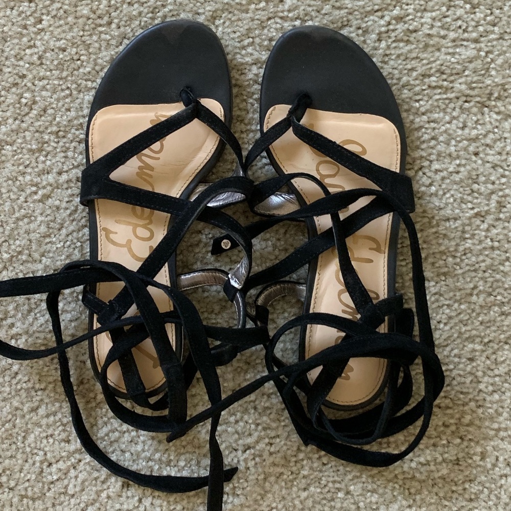 Sam Edelman sandals in suede, sz 5,5